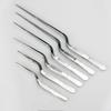 Hot Serving Presentation Kitchen Tool Stainless Steel  BBQ Clip Barbecue Tongs Food Tweezer