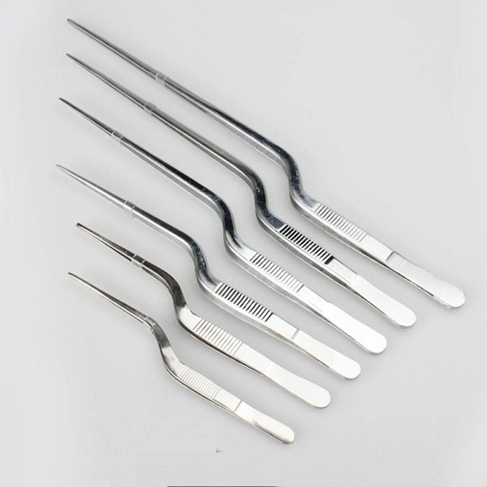 Hot Serving Presentation Kitchen Tool Stainless Steel  BBQ Clip Barbecue Tongs Food Tweezer