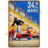 24 часа Ле-Мана Гоночное Соревнование в 1999 Металлическая Жестяная Табличка Декор Винтажная Настенная Тарелка Постер Классические Жестяные Таблички Декор для Гаража Бара