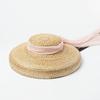 Large Wide Brim Flat Top Sun Straw Hat Fashionable Summer With Long Ribbon Hats For Women Holiday Vintage Beach Visor Cap