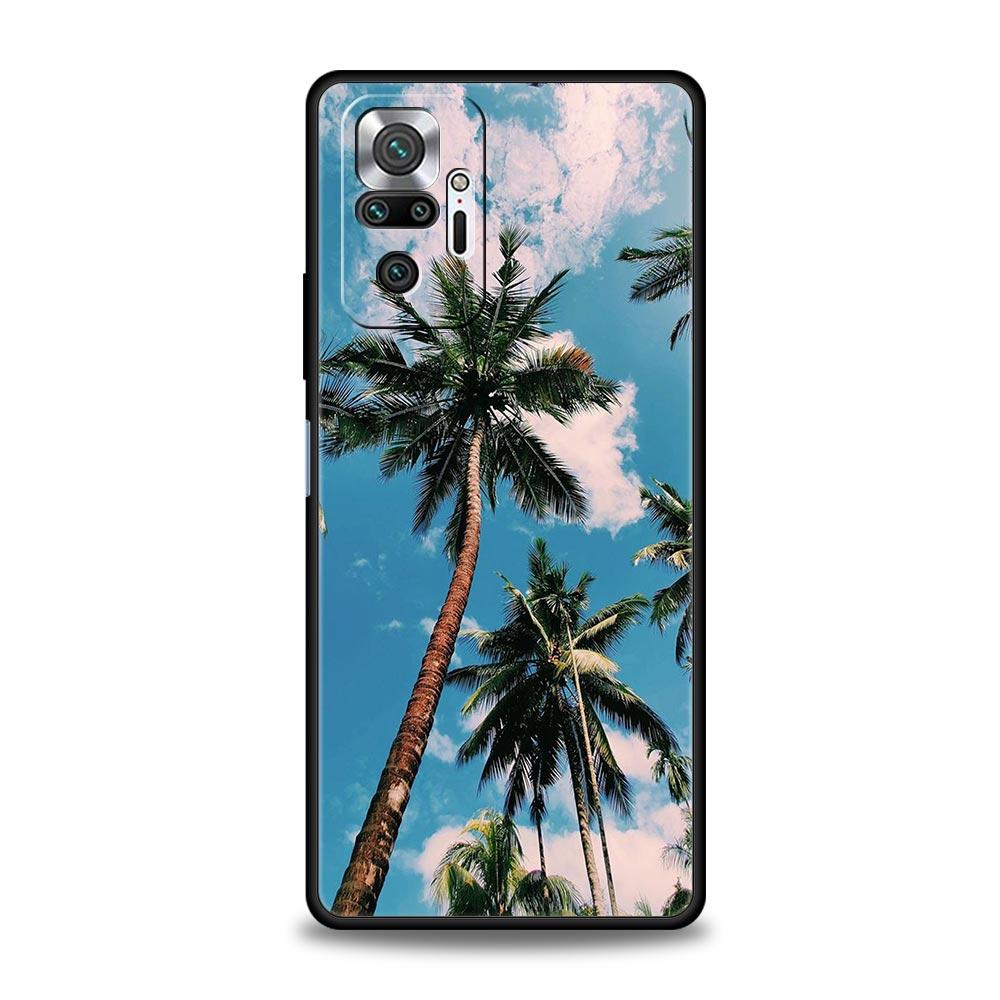 Чехол для телефона Кокосовая пальма для Xiaomi Redmi Note 14 13 12 5G 9S 9 10 11 Pro Plus 9T 14C 13C 12C 10C 9C 9A Мягкий силиконовый чехол