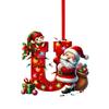 26 Letter,Christmas,Ornaments,Acrylic,1