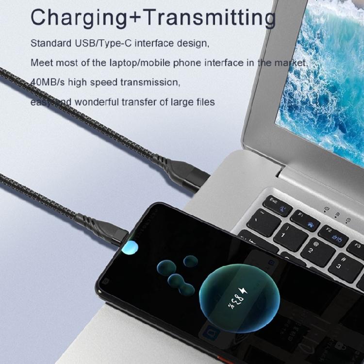 Кабель USB Type-C, Поддерживает USB-A на TypeC, Type-C на Type-C Быстрая зарядка 65 Вт и