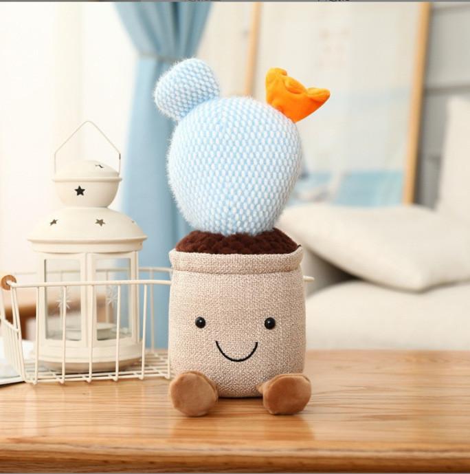 Tulip Mushroom Potted Plush Toy With Pp Cotton Fill And Cartoon Style For Creative Lounge Decor
