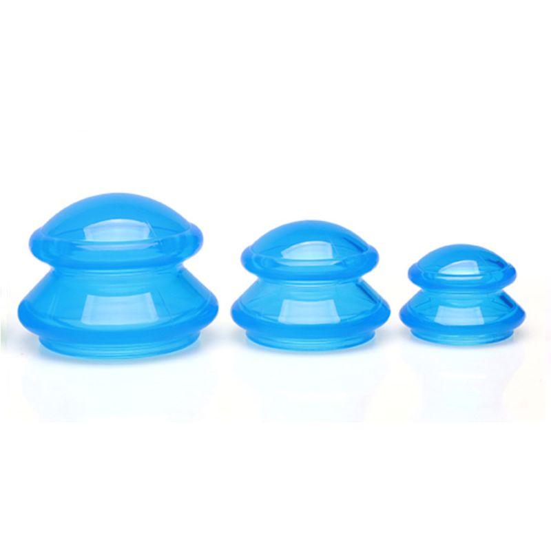 1шт силиконовые антицеллюлитные вакуумные присоски массажные чашки банки для физиотерапии