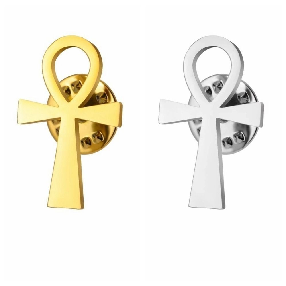Clothes Accessories Cross Lapel Pins Light Luxury Bow Lapel Pin Egyptian Vintage Brooches Gifts