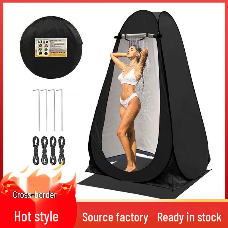 Портативная палатка для душа и туалета для кемпинга - Укрытие для уединения на открытом воздухе