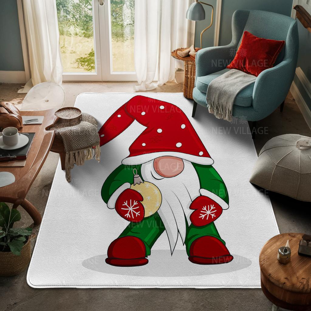 Ковер у входа в дом Домашний коврик у двери Гостиная Ванная Комната Ноги ванная комната Нескользящие коврики с водопоглощением для ванной Счастливого Рождества зима
