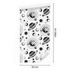 Women and Astrology Wallpaper Graphite, Brown and Gray 50x1000