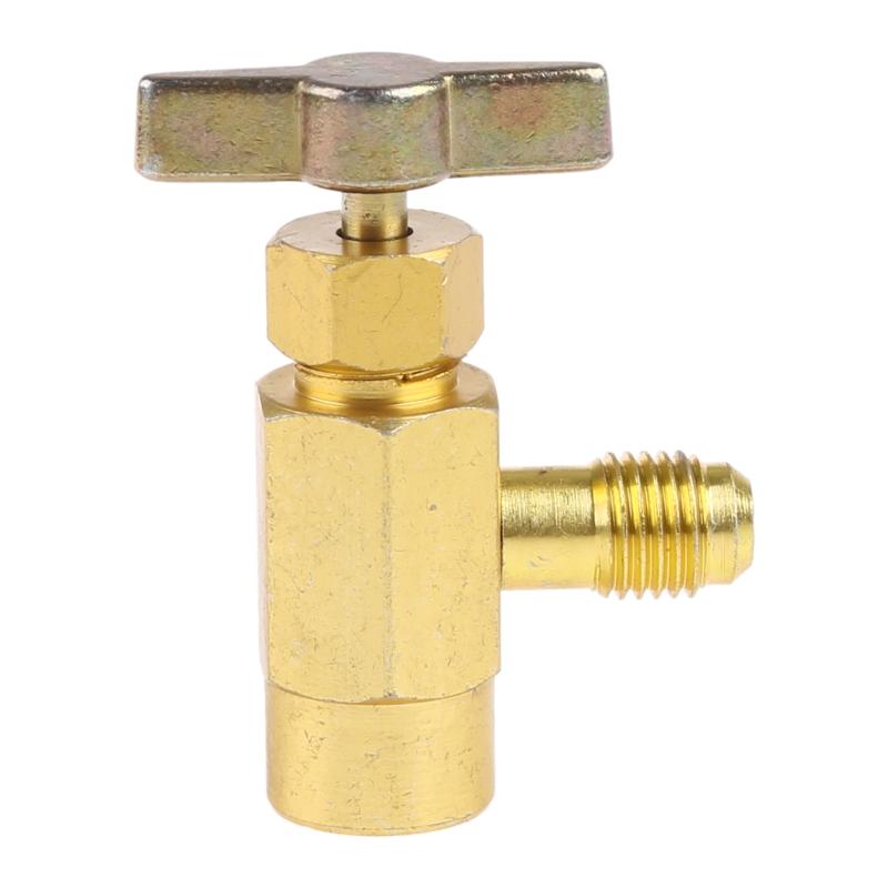 1/2" SAE AC Кран-открывашка для баллонов с хладагентом R22 R134a R410A