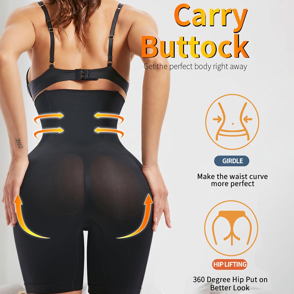 Утягивающие шорты с высокой талией - бесшовное утягивание живота и подтяжка ягодиц, удобное нижнее белье для повседневной носки