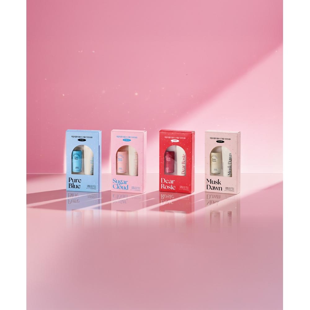 Ежедневный Comma Velo De Parfum Подарочный набор Musk Dawn Твердые духи + кремовые духи