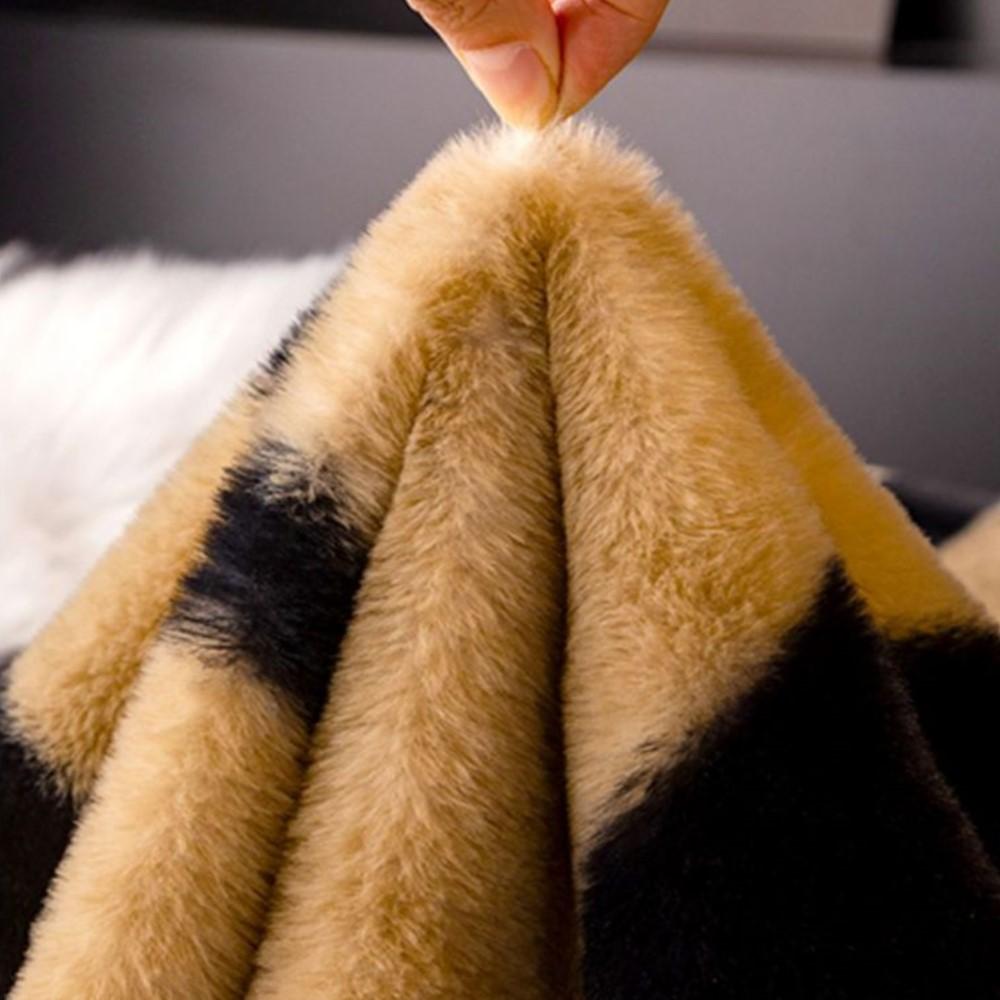 Luxury Leopard Sofa Cover Furry Blanket Plush Universal Couch Towel Sofa Cover Home Decor Blankets For Living Room Bedroom