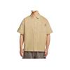 Swoosh Minimalist Fashion Versatile Classic Short Sleeve Shirt Men Shirts Khaki HJ2982-297