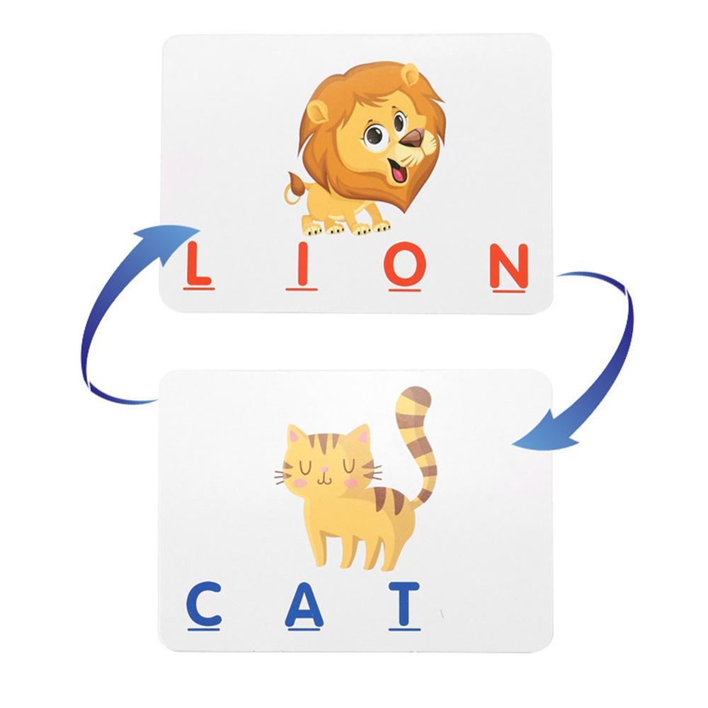 Игры с английским алфавитом, детские игрушки, развивающие игры, карты, развивающая грамотность, забавные игрушки для раннего образования, орфографические игрушки