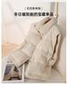Down vest jacket for women in winter 2025, fashionable and versatile casual short sleeveless bread jacket
