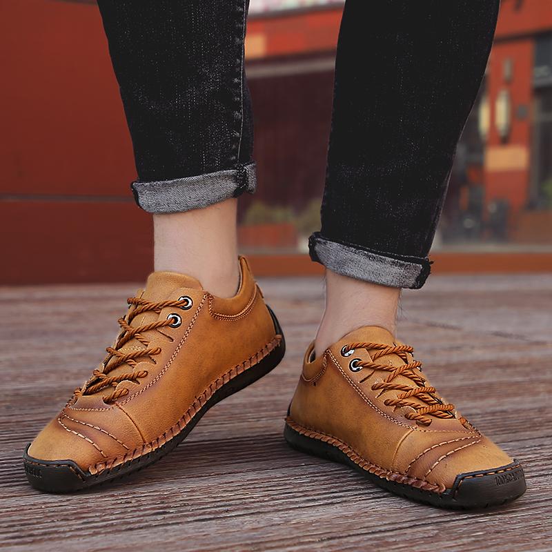 Повседневные кроссовки, кожаная обувь, мужские лоферы, горячая распродажа, мокасины, обувь для инструментов
