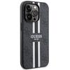 Etui do iPhone 14 Pro Max Guess 4G Printed Stripes MagSafe Czarny