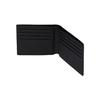 Gucci Letter Logo Flap Closure Solid Color Leather Wallet Men wallet Black 771148-AABXM-1000