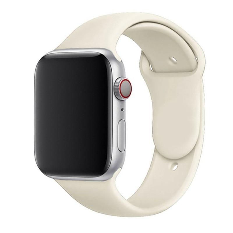 Силиконовый ремешок для Apple Watch Band 44 мм, 40 мм, 38 мм, 42 мм, резиновый ремень, спортивный браслет для умных часов IWatch Serie 3, 4, 5, 6 Se, ремешок