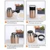 1000ml Stainless Steel Thermos Lunch Box for Hot Food with Containers 800ml Vacuum Flasks Thermoses Thermo Mug Thermocup