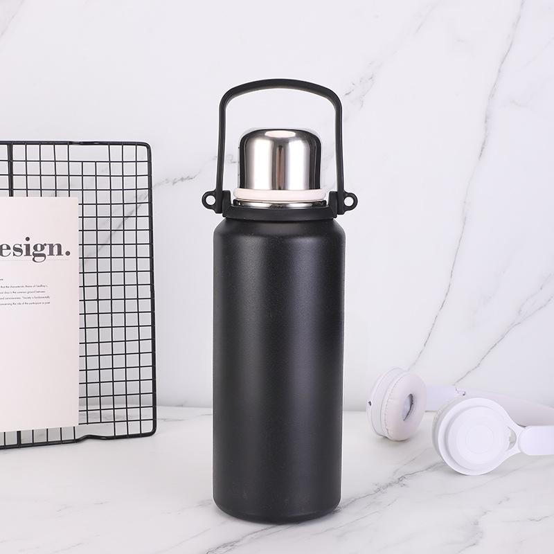 New High-value 316 Stainless Steel Thermos Large-capacity Portable Thermos Outdoor Sports Portable Cups.