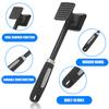 Meat Hammer Dual-Sided Meat Tenderizer Hammer Heavy Duty Pyramid Teeth Design Kitchen Mallet for Beef Chicken Pork