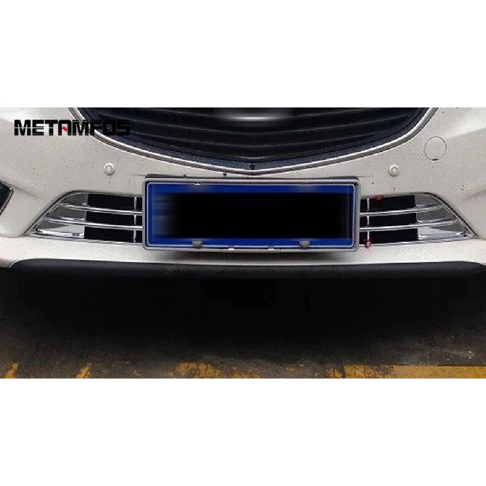For Mazda 6 M6 Atenza 2014-2016 2017 Chrome Front Bumper Mesh Grille Racing Grill Cover Trim Exterior Accessories Car Styling