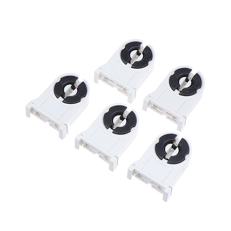 5 шт. T8/G13 люминесцентный патрон лампы термостойкий держатель лампы держатель трубки света бытовой держатель трубки света для домашнего офиса