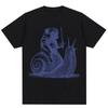 Funny Medieval Pug Knight Riding Snail Meme Graphic TShirt  Unisex 90s Vintage Trendy Oversized 100 Cotton Casual Tshirts