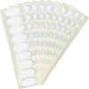 TRUSCO Security English Pack of 90 Seals, Non-Transferable, Oval, Letters, (White) TSS-RE-NW