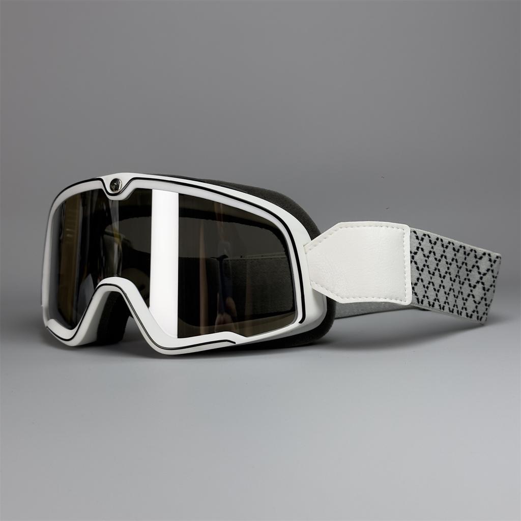 Ретро очки для езды на мотоцикле Cafe Racing Motorcycle MX ATV Classic Ветрозащитные очки Солнцезащитные очки для бездорожья Очки для катания на лыжах Уличные очки унисекс