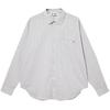 Jack&Jones Мужская полосатая рубашка с длинным рукавом и отложным воротником