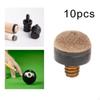 10 Pieces Billiard Pool Cue Tips Snooker Tip High Hardness Portable Screw On Billiards