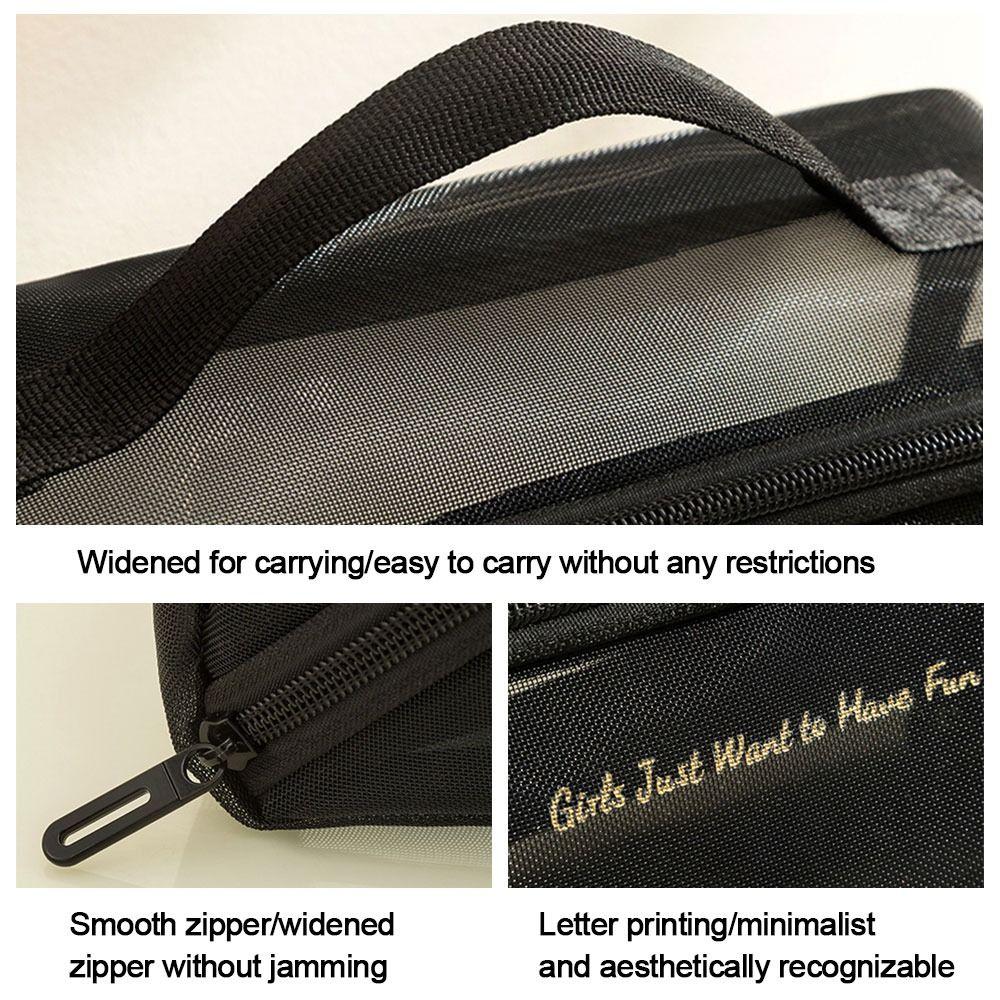 Органайзер-сумка для хранения в дороге, легкая прозрачная косметичка, новая косметичка