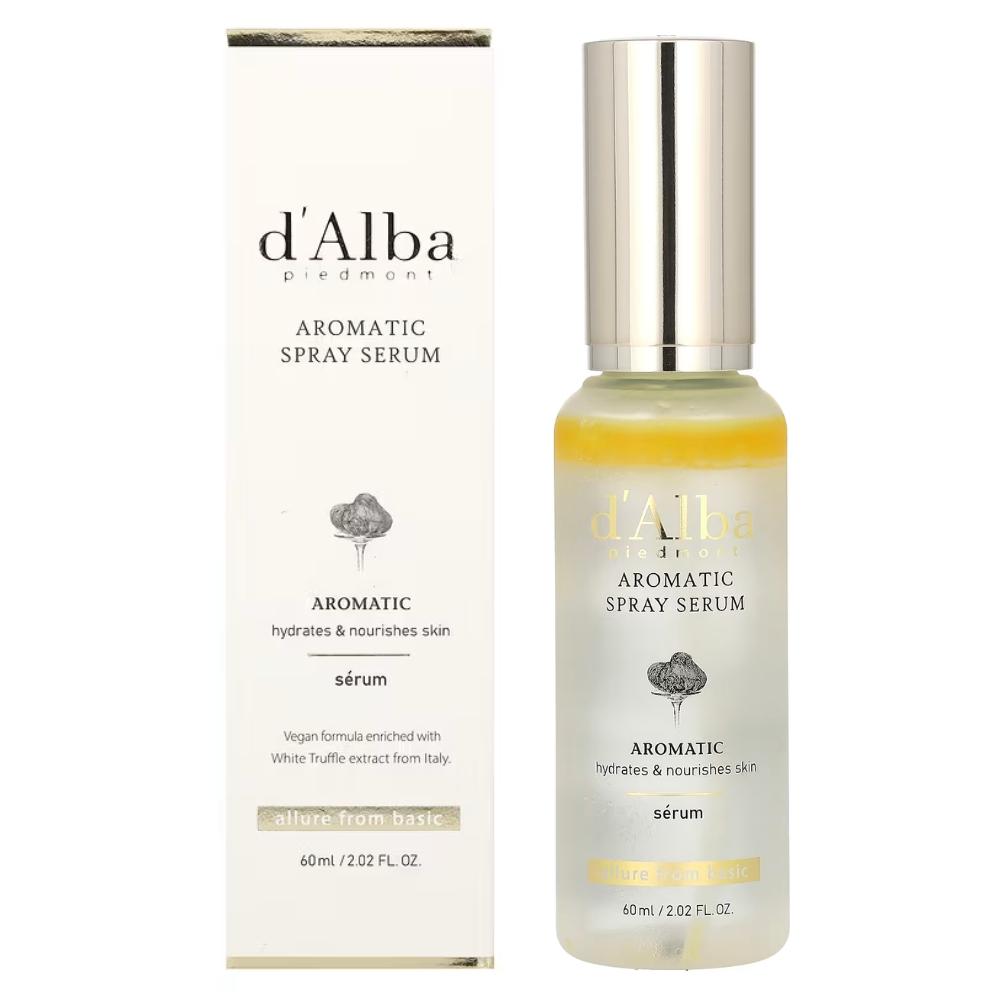 d'Alba White Truffle First Aromatic Spray Serum 60 ml - dwufazowe serum w mgiełce z białą truflą