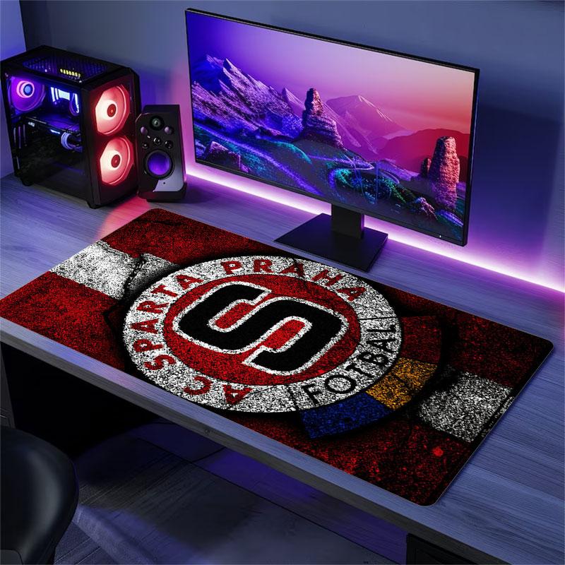 Prague Mouse Pad, Large Gaming Desk Mat, Non-slip XXL Mousepad for Laptop & Tablet, Mini PC Playmat with Stitched Edges