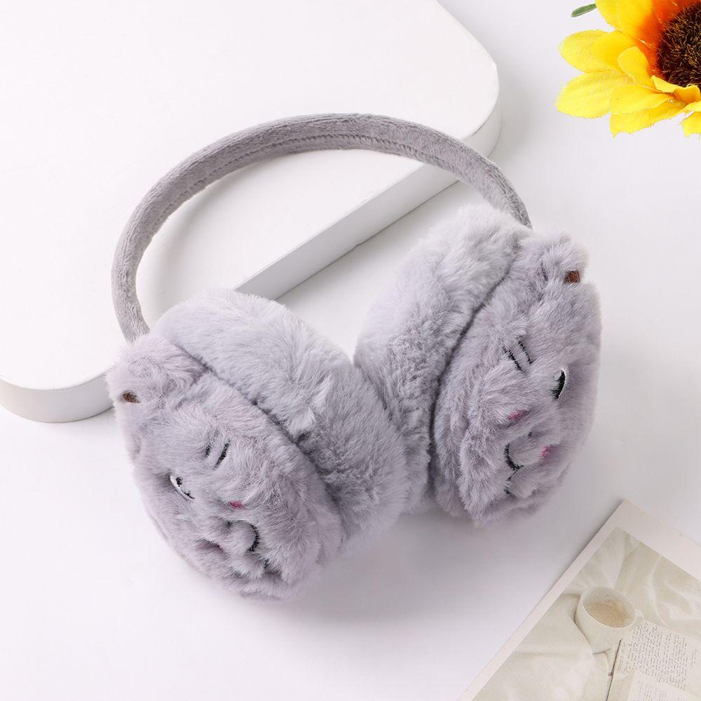 Модные повседневные мягкие плюшевые защита ушей ухогрейки уплотненные теплые теплые наушники