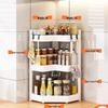 Складная 3-ярусная угловая кухонная полка для специй и хранения Cloud Frost