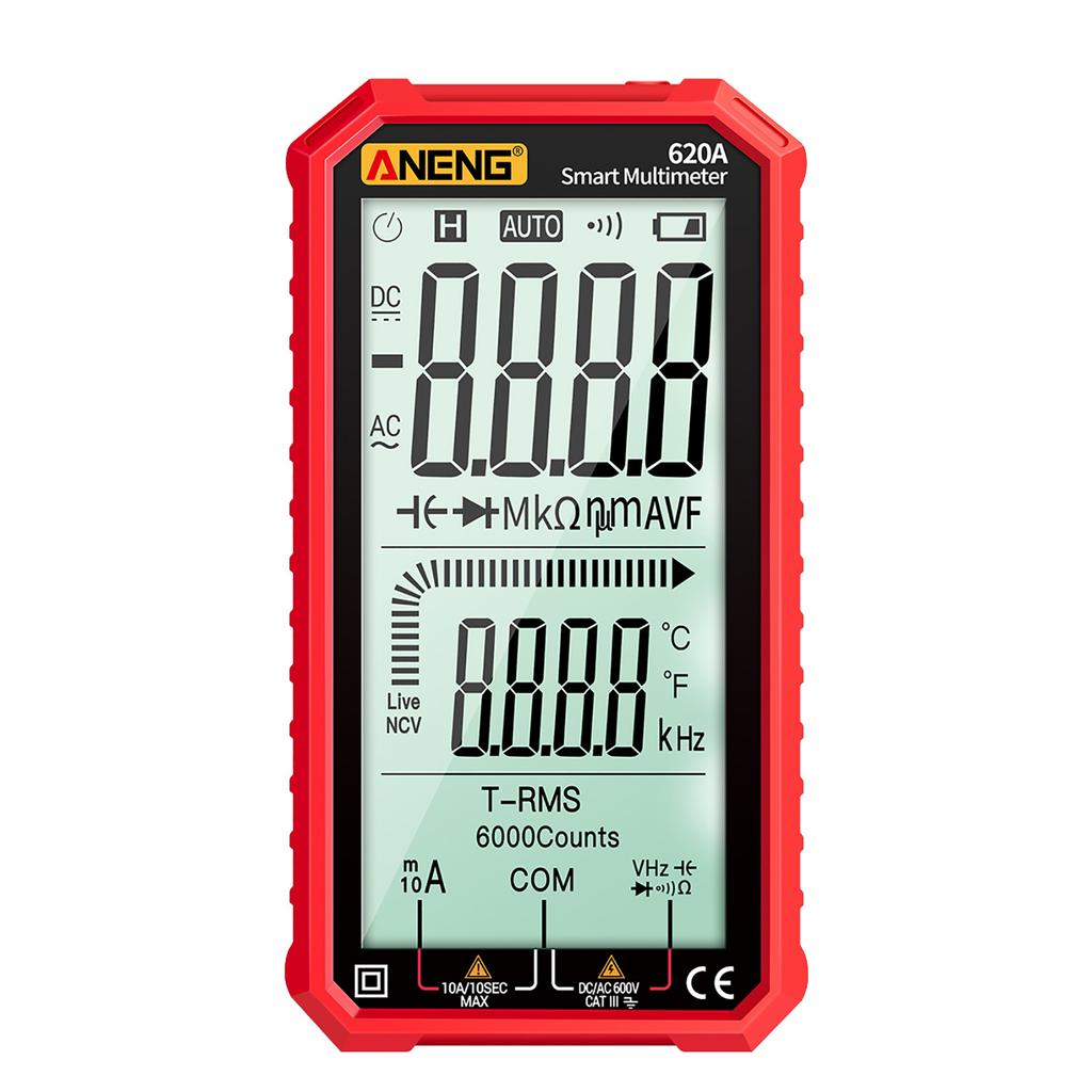 Aneng 4.7-Inch LCD Display AC/DC Digital Multimeter Ultraportable True-RMS Multimeter Auto-Ranging