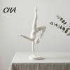 Home Office Desk Ornaments 3D Printed Rhythmic Gymnastics Figurine, Modern Minimalist Art Sculpture, Elegant Contemporary Soft Texture Handstand