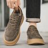 Мужские кожаные кроссовки для отдыха на природе, модные туфли, дизайнерские туфли на платформе из кожи, повседневные туфли на плоской подошве, кроссовки для отдыха на природе, весна-осень, мужские