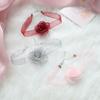 Neck Accessories Rose Flower Choker Mesh Collarbone Chain Sweet Rose Choker Necklace  Women