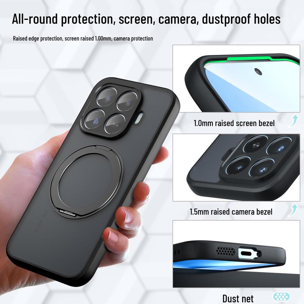 Xiaomi 17T Ultra Magnetic Phone Case with Rotating 360° Folding Bracket