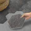 5/10Pcs Hexagon Rough Slate Floor PVC Foam Board Stickers Self-Adhesive Anti Slip Matt Flooring Decals