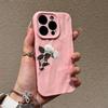 Новые складки подходят для чехла для мобильного телефона iphone17pro Apple 15 трехмерный 14 белый цветок 13promax Япония и Корея 16x.