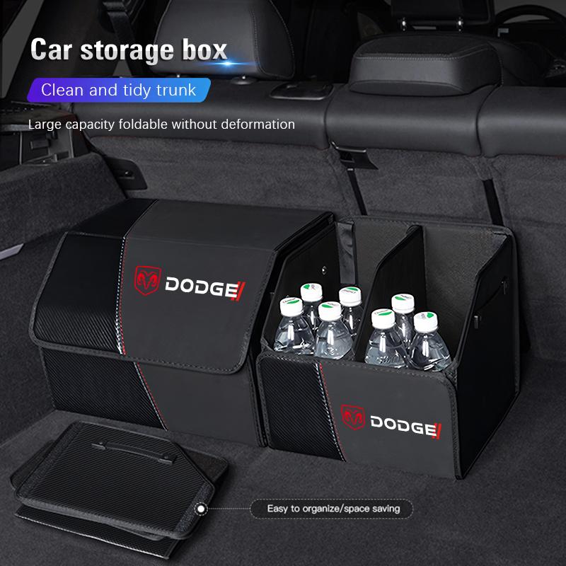 Splicing Style Car Storage Box Auto Trunk Tool Organizer Boxes For Dodge Challenger Charger Journey Ram Durango SRT Dart Journey U888