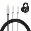 okcsc TCHD800 Headphone for Sennheiser Earphones and Compatible with and OFC Cable, Re-cable Headphones, HD800S, HD820, HD800, D1000, 4-Core, 2.0m