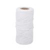 100m 328.1ft Sewing Hand Stitching DIY Craft Vintage Braid Cord Jute Twine (White)