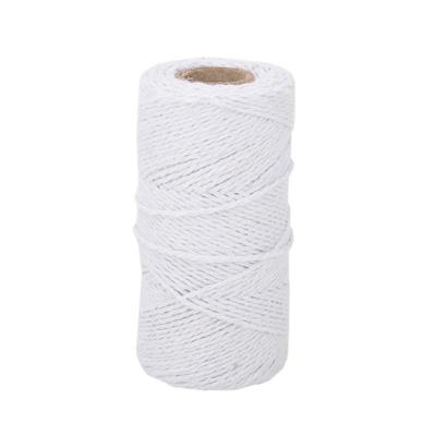 100 м 328,1 фута швейная ручная работа DIY ремесло винтажная плетеная тесьма шнур джутовый шпагат (белый)